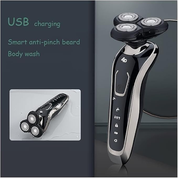 Electric Shaver Razor Cordless Beard Trimmer for Men Nose Hair Trimmer 5 in 1 Trimmer Grooming Kit USB Rechargeable