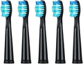 5-10Pcs Replacement Brush Heads Compatible for Seago/Fairywill Electric Toothbrush FW/SG 507/508/515/551/917/959/908 Bristle(5pcs Black)