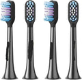 Compatible with 2/4 Pieces T501/T501C Electric Toothbrush Head Cleaning Replacement Tooth(4pcs Black)
