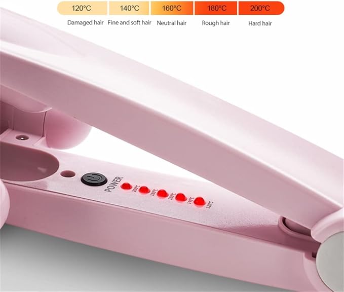 32mm Curling Iron Ceramic Curling Wand for Short Long Hair Triple Barrel Hair Curler Fast Heating 3 Barrel Hair Crimper Tool Dual Voltage