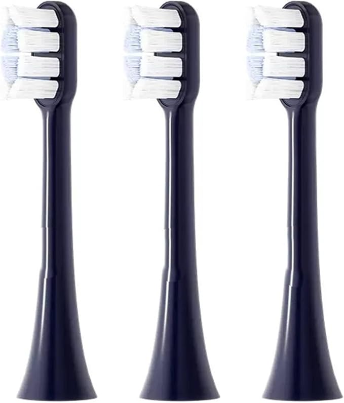 Replacement Toothbrush Heads Compatible for Revyline RL070 Electric Accessories Nozzles Bristles(16PCS Black)