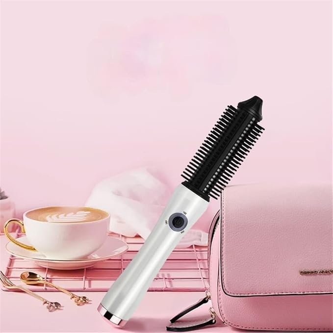 Electric Hot Air Anti-scalding Professional Curling Iron Tourmaline Ceramic Automatic Rotating Curling/straightening Comb