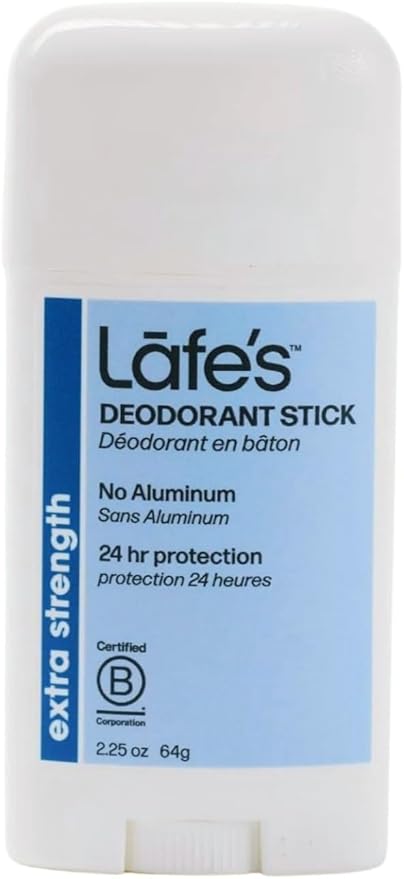 Lafe's Natural Deodorant | 2.25oz Aluminum Free Natural Deodorant Stick for Women &amp Men | Paraben Free &amp Baking Soda Free with 24-Hour Protection (Bliss/Extra Strength 2.25 Ounce (3-Pack))