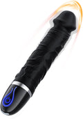 Portable Vibrating Massager -Clitioral Sucker Relaxes Muscles Viboators Toy 7 Modes Couples - for Body and Back Foot Adult Tools Silent Personal for Sports Massage Relaxation WE7 (Black)