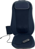 Shiatsu Back and Neck Massager with Kneading Heat Function for Deep Relaxation - Dark Blue