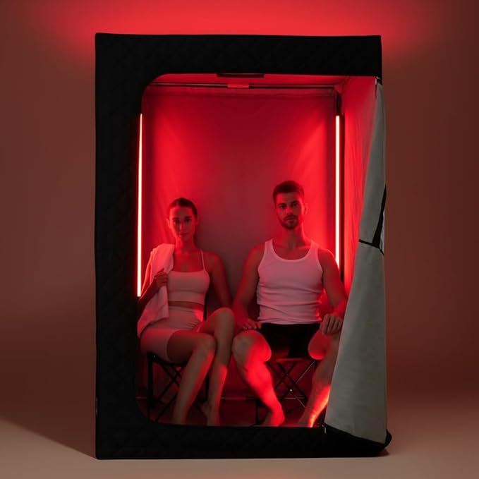 Red Light Therapy for Body Face Infrared Light Therapy for Sauna with Adjustable Stand 660nm and 850nm Near Infrared LED Lights Panel