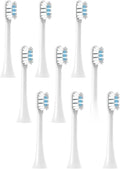 Compatible for HX9003 9013 9112 9141 9172 9182 9332 9340 9342 9350 9352 9362 9363 Toothbrush Soft Bristle Heads(9pcs)