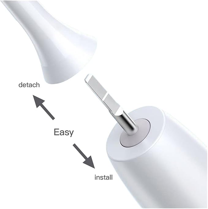 16pcs Replacement Brush HeadsCompatible for Oclean X/Pro/ Z1/ SE F1 /One/ PW01/03/05/07/09 P5 Toothbrush(16 White)