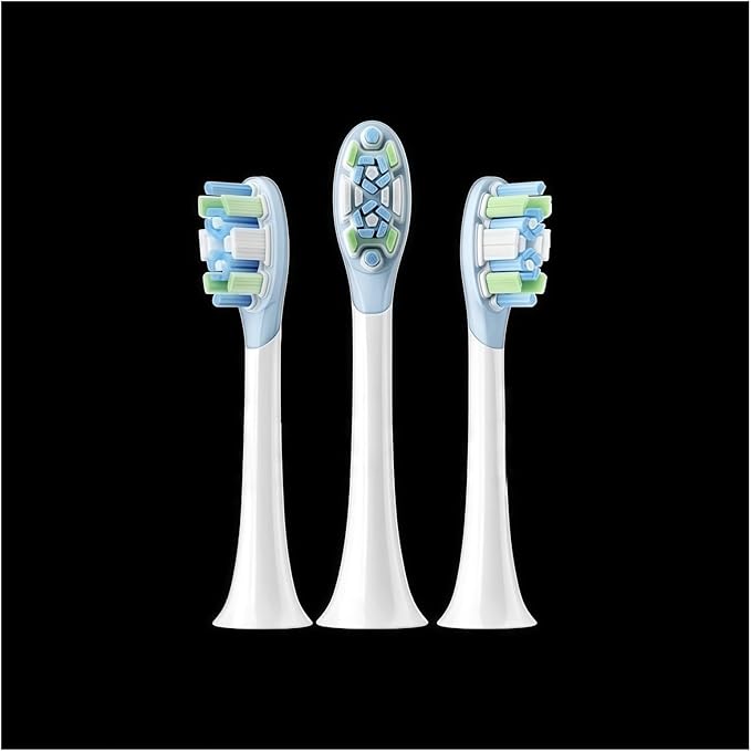 Replacement Brush Heads Compatible with Mijia MES609/610 Pro Sonic Sweep Vibration Toothbrush Head Electric Toothbrush Heads(3 pcs)