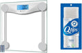 Etekcity 400lb Bathroom Scale and Q-Tips 500 Count 100% Cotton Swabs Hygiene and Beauty Care