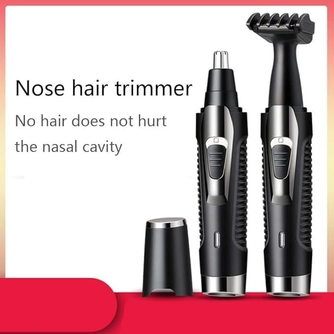 Ear and Nose Hair Trimmer Clipper - Professional Painless Ear and Facial Hair Trimmer for Men and Women Rechargeable Waterproof Dual Edge Blades for Easy Cleansing