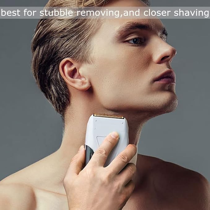 Men's Shaver 4D finishing fades powerful electric shaver for men facial stubble beard electric razor hair bald shaving machine rechargeable