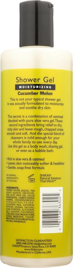 Bulk Saver Pack 12x12 FZ : Shikai Products Shower Gel - Cucumber Melon