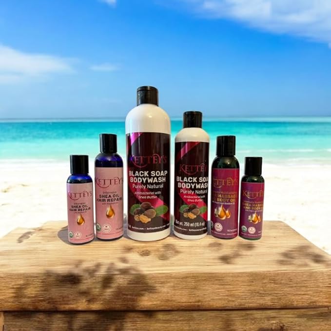 KETTEY'S BLACK SOAP BODY WASH (250ml)