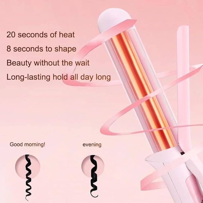 DONGXIAO Curling Iron Curling Iron for Long Hair 32mm Electric Curling Iron Curling Iron Big Waves Don't Hurt Hair Long-Term Styling (Size:32MM)