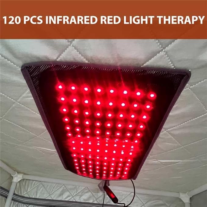 Infrared Red Light Therapy Panel Lamp for Sauna Tent 660nm LED Red Lights Therapy Panel for Face and Body