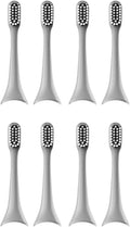 T+/T2 Electric Toothbrush Head Accessories Adult Replacement Brush 4/8pcs(Grey 8pcs)