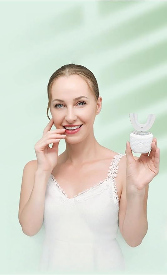 Adult U-Shaped Electric Toothbrush Sound Wave Soft bristled Male and Female Teeth Beauty Device Full Body Washing and Charging Automatic timed Teeth Cleaner