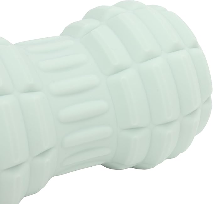 Electric Massage Roller Vibrating Peanut Ball for Back Neck Muscle Pain Relief Tactile Nodule Design 4 Vibration Speeds Auto Power Off Type C Charging for Myofascial