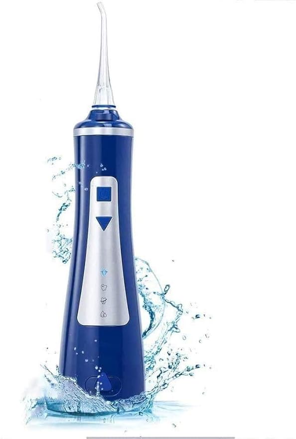 Water Flosser Portable Dental Oral Irrigator with 4 Modes Rechargeable Waterproof Teeth Cleaner for Home and Travel -220ml Detachable Reservoir