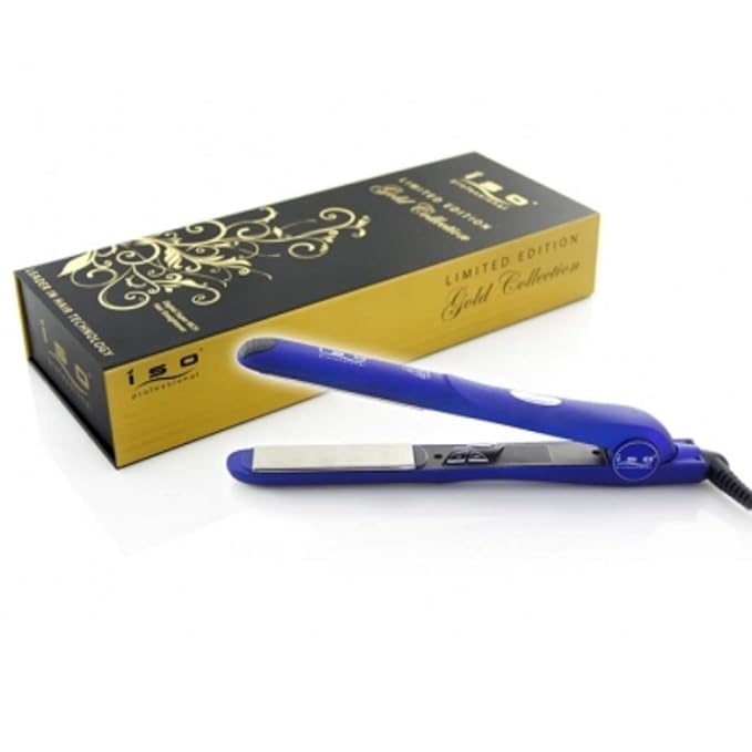 ISO Beauty Gold Collection Infrared Flat Irons 1.25 Inch