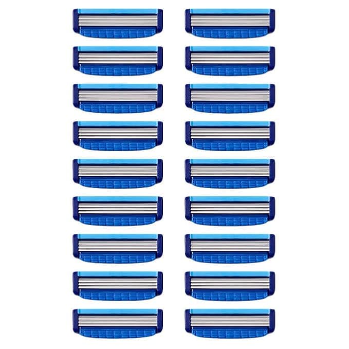 Kirkland Signature Triple Blade Refill Cartridges 18-count 18 Count (Pack of 1) 18.0 Count