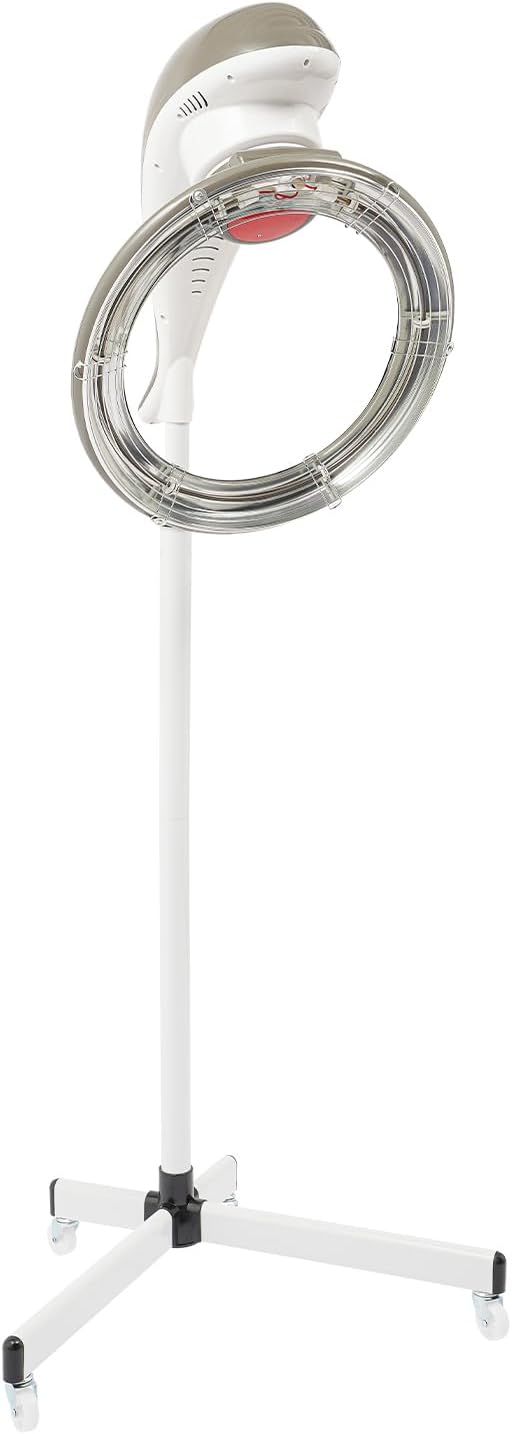 Professional Salon Hair Dryer 950W 110V Rolling Stand Hooded Hair Dryer Hair Drying Machine Adjustable Temperature Settings for Salon and Home Use Grey