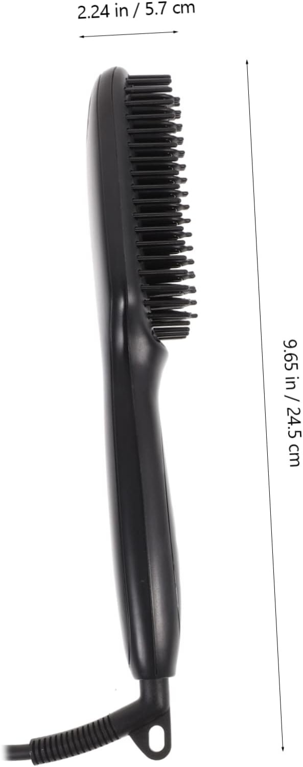 VICASKY Beard Straightener Comb Straightener Brush Fast Heating PTC Element Rotating Power Cord Safe Styling Tool for Mens Hair and Beards Multi Function Hair