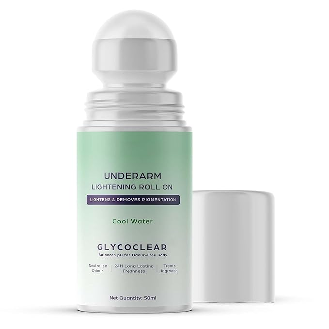 JP Underarm Lightening Roll On For Women | Lightens &amp Remove Pigmentation | Glycolic Acid Lactic Acid Salicylic Acid &amp Vitamin C | Deodorant for 24 Hour Long Lasting Freshness | Ingrown Hair