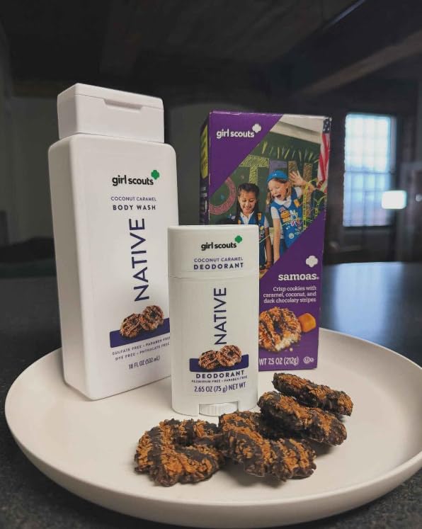 Native Limited Edition Girl Scout Coconut Caramel Cookie Deodorant - 2.65oz 1 Count (Pack of 1)