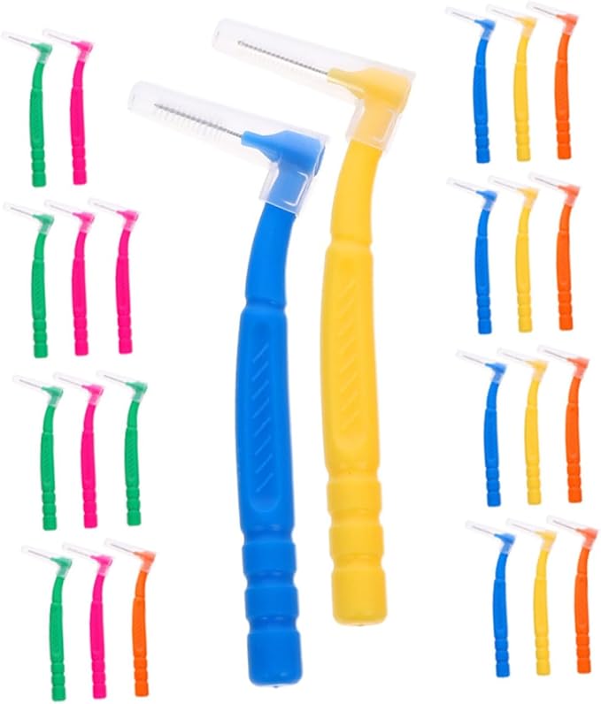 90pcs Interdental Brush for Cleaning Shaped Oral Care Tools for and Wisdom for Home Use