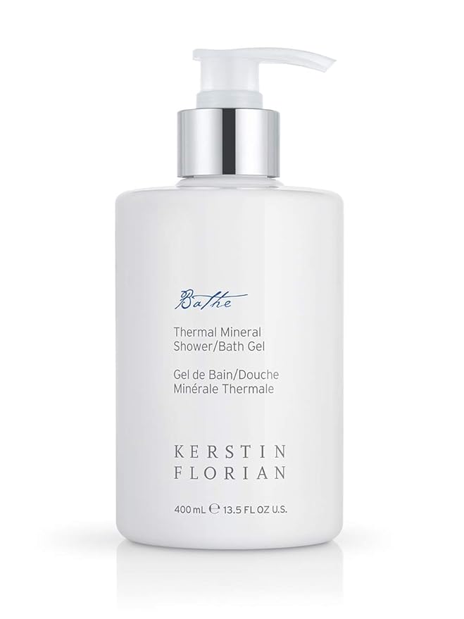 Kerstin Florian Thermal Mineral Shower and Bath Gel | Cleanse and Nourish Skin | Invigorating Mineral Body Wash | Use as Foaming Shower Gel or Bubble Bath (13.5 fl oz)