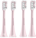 4PCS Electric Toothbrush Heads ReplacementCompatible for SOOCAS X1 X3 X3U X5 Teeth Brush Replacement(Pink 4 pcs)