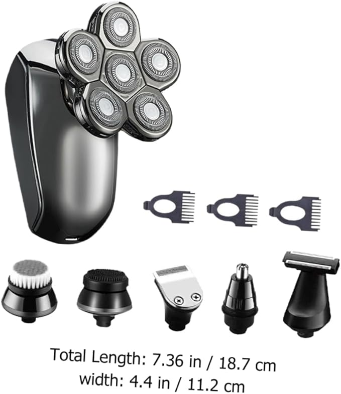 NOLITOY 6- Electric Shaver for Men Rechargeable Men Razor Beard Trimmer Water Washable Travel Size