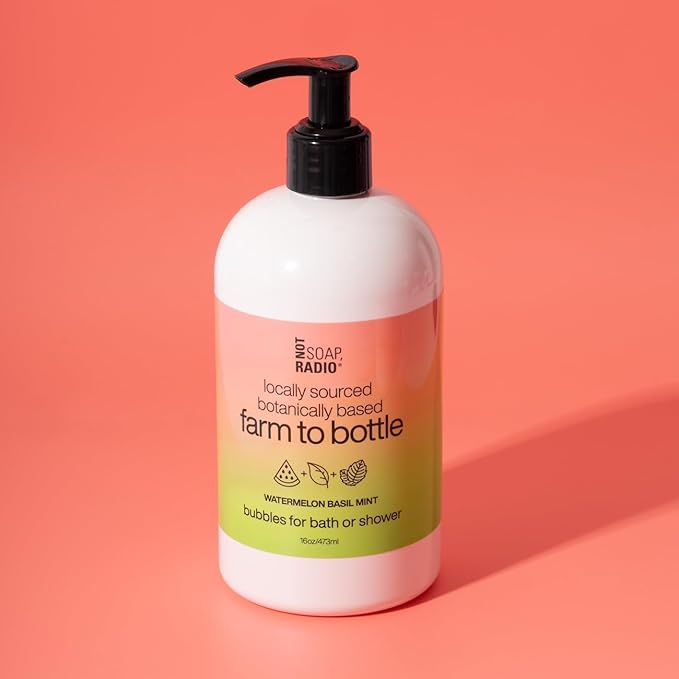 Not Soap Radio watermelon basil mint | bath/shower gel | farm to bottle