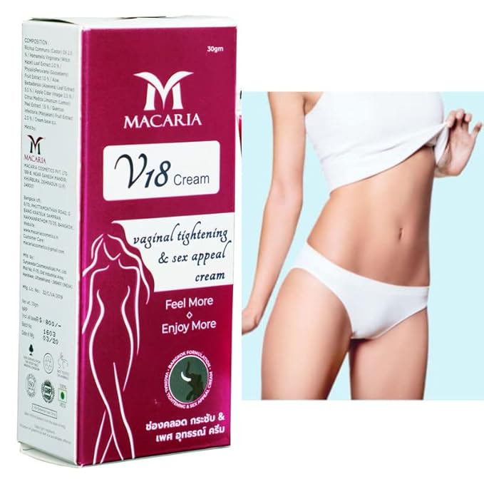 MACARIA Vaginal Pussy Yoni Instant Tightening Shrink Cream Gel for Women Intimate Parts Feminine Care