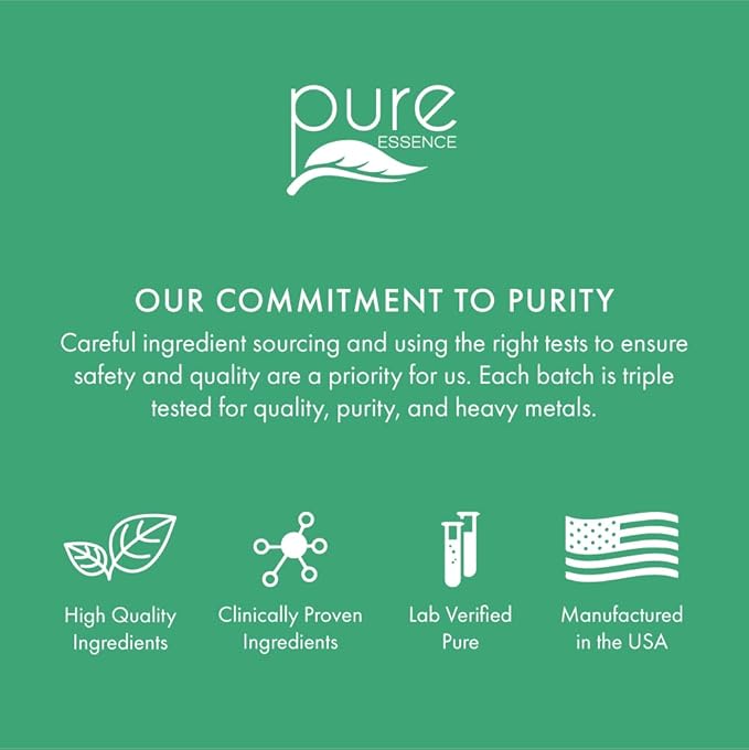 Pure Essence Labs Transitions Vitamins for Women Natural Menopause Relief Supplement to Promote Hormone Balance Reduce Hot Flashes Mood Swings &amp Night Sweats 60 Capsules