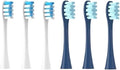 6PCS Replacement Heads Compatible for Flow/X/X PRO/ Z1/ F1/ One/Air 2 /SE Brush Heads Soft Sonic Toothbrush Bristle(Gray)