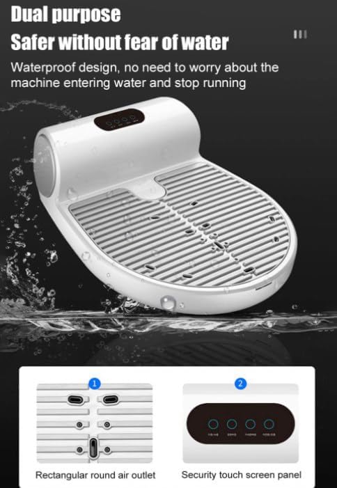 Body Hair Dryer Bathroom Full Body Dryer After ShowerNegative Ions Heater Blow1350W Air ShowerDrying Machine Hand for Home and for People with Mobility Problems