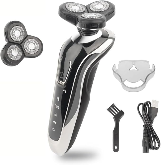 Electric Razor for Men Shaver for Men Electric Shaver Powerful Beard Shaving Machine Electric Razor Rechargeable Waterproof