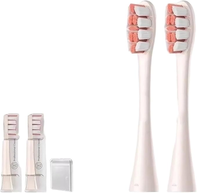 Replacement Brush HeadsCompatible for Oclean X/X PRO/ Z1/ F1/ One/Air 2 Sonic Electric Toothbrush Head(Oclean P1C8 2PCS)