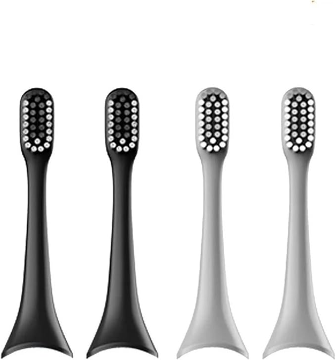 Compatible for ENCHEN T+/T2 Toothbrush Head Accessories Adult Replacement Brush Nozzle8pcs(Grey 8pcs)