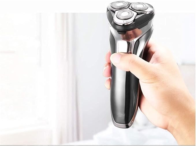 Electric Razor Rechargeable Electric Shaver with Pop Up Beard Trimmer