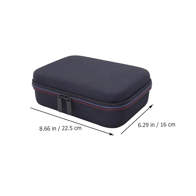 SAFIGLE Portable EVA Travel Shaver Case 2-Piece Organizer for Electric Razors and Beard Trimmers Anti-Shock Bag for Men Go