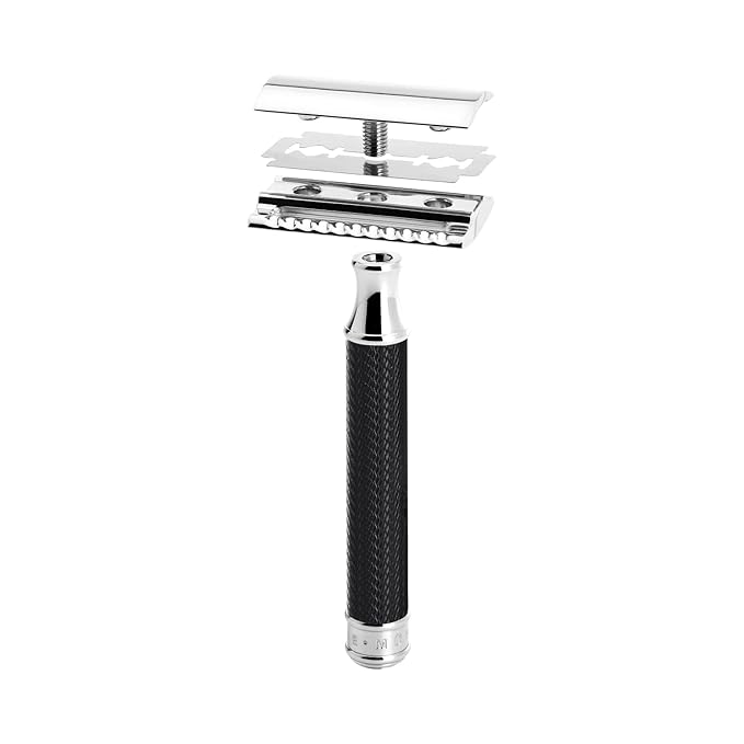 MÜHLE TRADITIONAL R89 Double Edge Safety Razor (Closed Comb) | Perfect for Everyday Use | Barbershop Quality Close Smooth Shave | Luxury Razor for Men