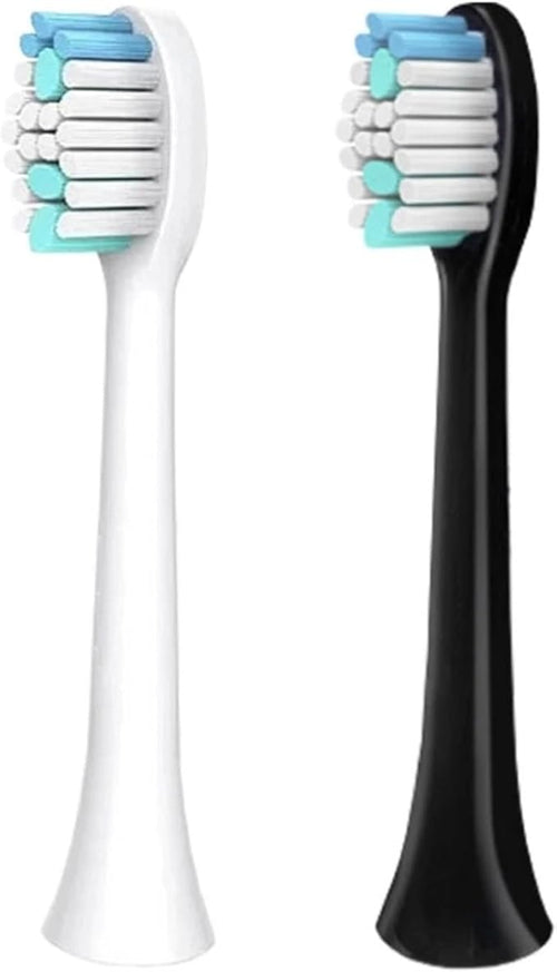16pcs Electric Toothbrush HeadsCompatible for Sarmocare S100 S200 S600 S700 S800 S900 S710 S820 S910 Digoo DG-YS11(Black 16pcs)