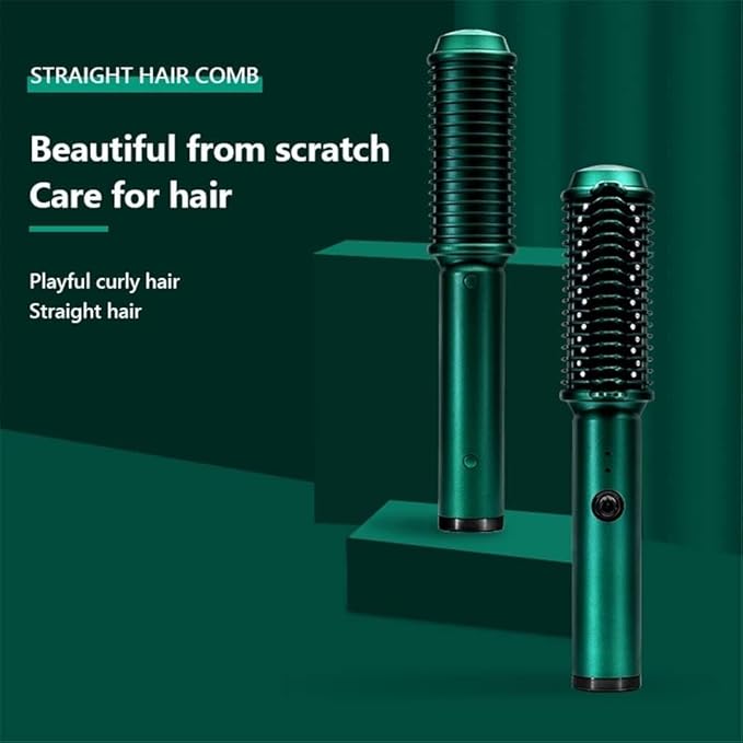 WJREGG Hair Brush Straightening Brush Hair Straighteners Straightening Brush Hair Brush Straightener Hair Curler Hair Comb Cordless