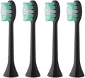 Replacement Toothbrush Head Compatible for BOMIDI TX5 Electric Soft Bristles Nozzles(4PCS Black)