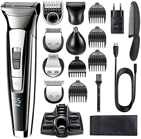 Electric Razors for Men All in one Facial Body Grooming kit Electric Shaver for Men Beard Hair Trimmer pro Shaving Machine Washable Razor Rechargeable