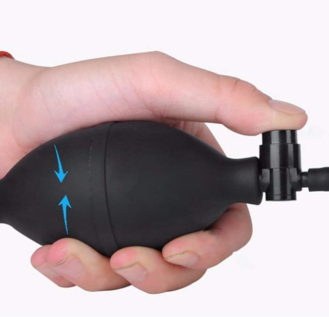 ELQ Manual Inflatable Spine Pain Relief Back Wrist Massage Cushion Lumbar Traction Stretching Device Waist Spine Relax